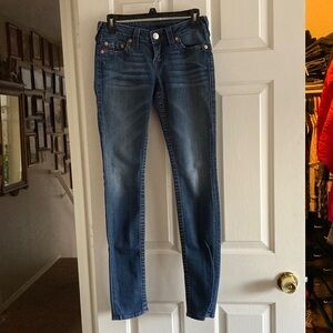 True Religion Dark Blue Skinny Jeans